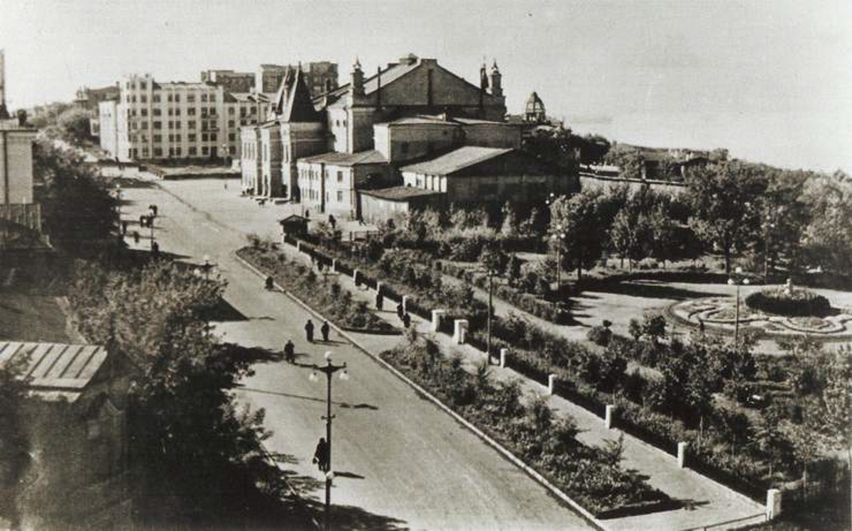 Пушкинский сквер, Самара, 1950 е гг (3)