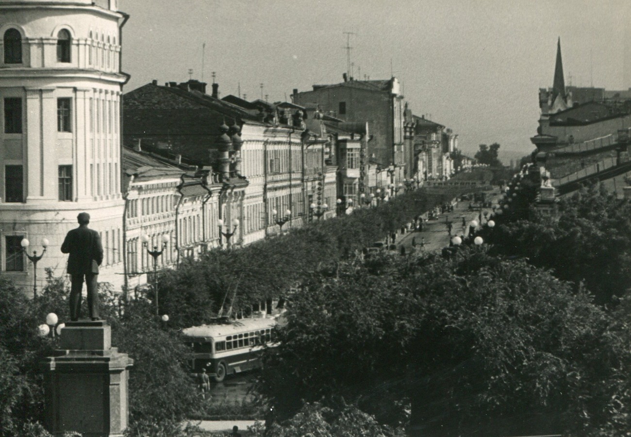 Вид от площади Революции, ул. Куйбышева, Самара, 1955 г