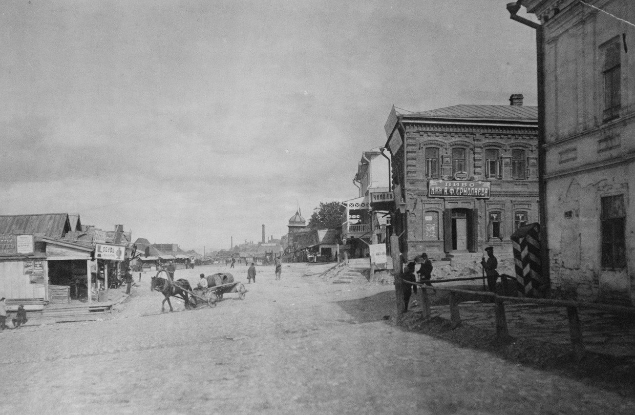 Пересечение набережной и ул. Заводской, Самара, 1913 г