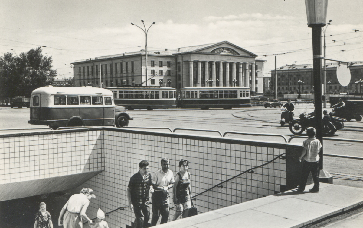 Площадь Кирова, Самара, фото Н. Грановского, 1968 г