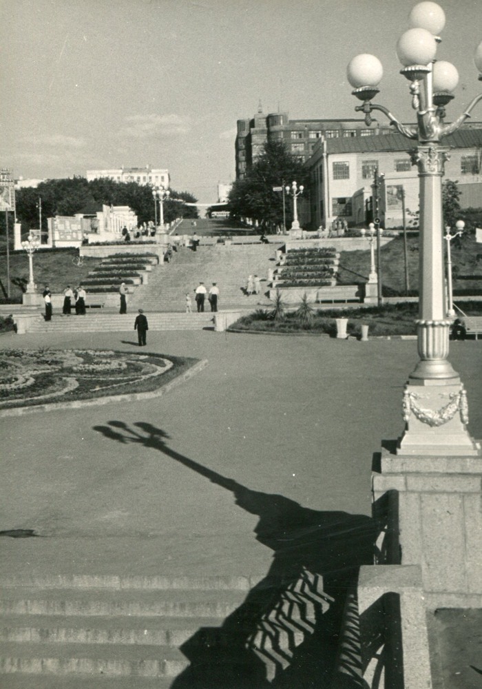 Спуск к Волге, ул. Красноармейская, Самара, 1955 г